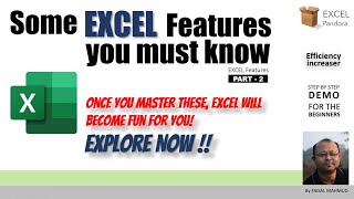 Some Excel Features You Must Know - Part 2