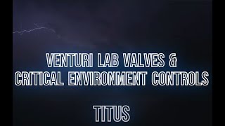 Dorse Power Hour 2024   Venturi Valves \u0026 Critical Environment Controls by Titus