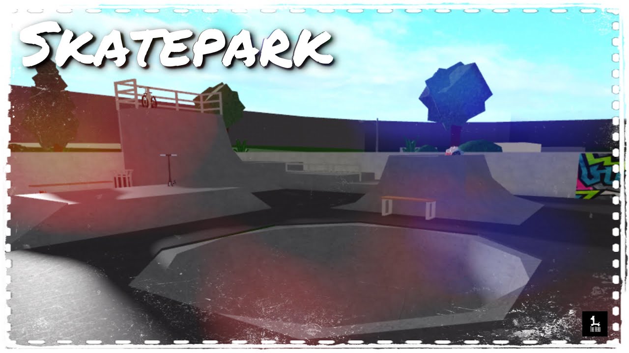Skatepark Build Tour 27k Bloxburg Youtube