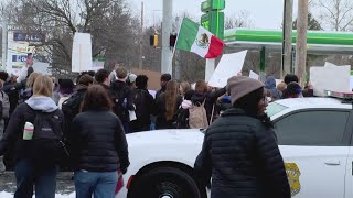 Hundreds of Indianapolis students walk out of school to protest ICE