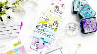 Double Slider Surprise card with Caly