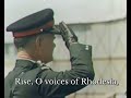 rise o voices of rhodesia national anthem of rhodesia volkslied van rhodesië 1974 1979