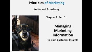MARK 3010 - Chapter 4 - Part 1 - Managing Marketing Information to Gain Customer Insights