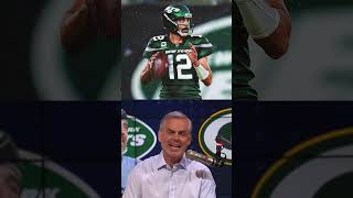 Colin says Jets win the Aaron Rodgers trade 👀 #aaronrodgers #newyorkjets #shorts