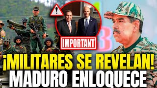 URGENT! 🔴 MILITARY SENDS STRONG MESSAGE TO MADURO REGIME!!! MADURO HAS LITTLE TIME LEFT ✊🇻🇪