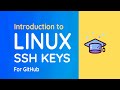 Linux SSH Keys | SSH keys for GitHub | Connecting to GitHub with SSH | Tutorial