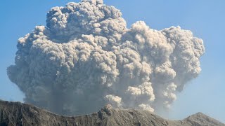 The Active Volcano in Indonesia; Kelud