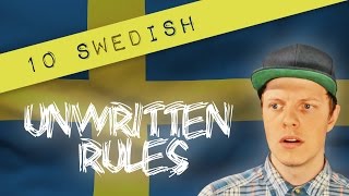 10 SWEDISH UNWRITTEN RULES