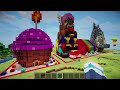 Animal Tower!  Minecraft Base Invaders Challenge