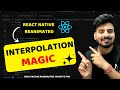 React Native Reanimated Interpolation  🪄| Engineer Codewala