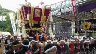 ２０１２年百舌鳥八幡宮ふとん太鼓（赤畑町宮入-8）