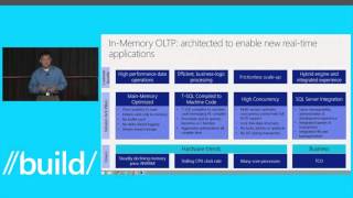 Build 2014 SQL Server in Memory OLTP for Database Developers