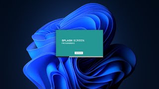 How To Create A Splash Screen | Modern GUI | Python (Tkinter)