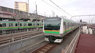 e231系+e233系上野東京ライン高崎線直通普通高崎行き 赤羽駅発車