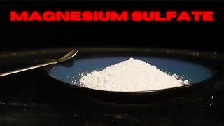 Making Magnesium Sulfate - Anhydrous Magnesium Sulfate