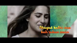 Shayad Unplugged Version । Cover Song । Arijit Singh । Pritam । Love Aaj Kal
