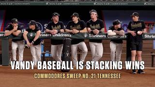 Vanderbilt Baseball Sweeps Tennessee To Get Back On Track