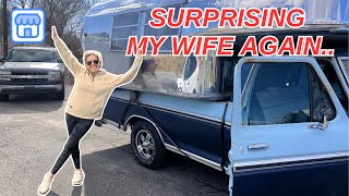 Surprising My Wife with VINTAGE Camper...AND 1974 F100!