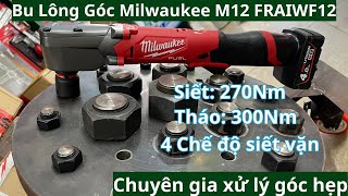 Máy Siết Bu Lông Góc Milwaukee M12 FRAIWF12 | Chuyên Gia Xử Lý Góc Hẹp 300Nm