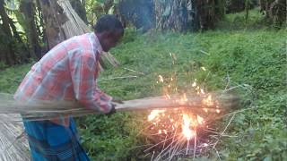 পাটখড়ি | খড়ি | পাটখড়ি যেভাবে পরিষ্কার করে | JUTE STICKS