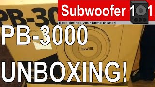 SVS PB-3000 Unboxing! Dual 13\