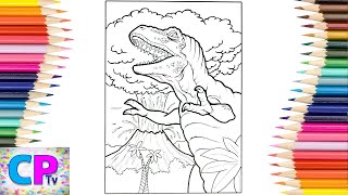 Tyrannosaurus Rex Coloring Pages/Volcano Against Tyrannosaurus Rex/Spektrem - Shine [NCS Release]