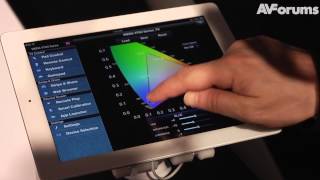 Panasonic Calibration controls in new control App launched at Convention 2013