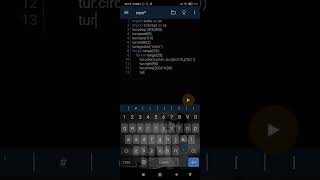 Beautiful design using python turtle | python programming
