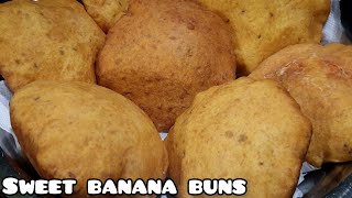 Sweet Banana Buns Recipe | Easy And Tasty Banana Buns