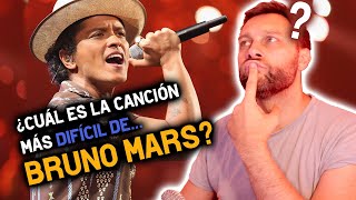 Cuidadito si osas cantar esta canción de Bruno Mars