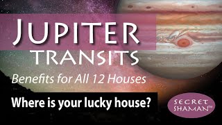 Transits of Jupiter--Where is your lucky house? 🍀🏡🌈