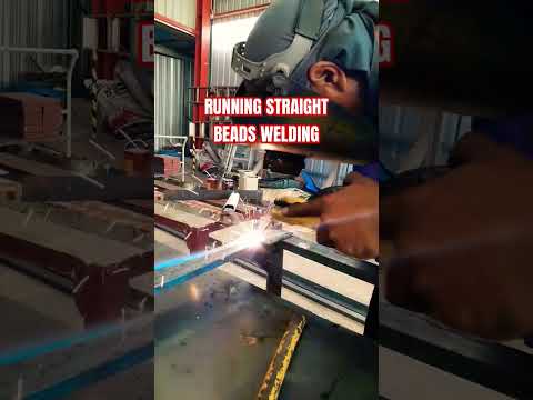 Running Straight Beads Welding Stroke||Stick Welding #metal #tools # ...