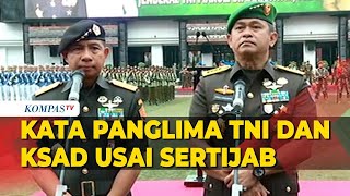 Penyataan Lengkap Panglima TNI Agus dan KSAD Jenderal Maruli Usai Sertijab