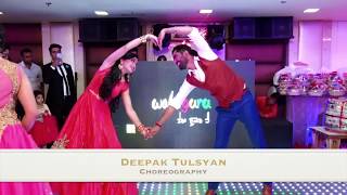 Couple Wedding Dance Performance | Romantic Songs | Indian Sangeet Dance | Dekha Hazaro Daffa