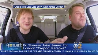 Ed Sheeran Joins James Corden For London "Carpool Karaoke"