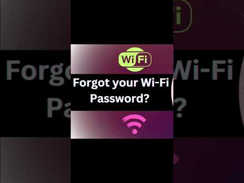 Forgot your Wi-Fi password? Easily find your WiFi password in Windows 11 #wifipassword #shorts video