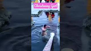 Baptism in the Hole, Bathing for Christening, Крещение, Окунание в Прорубь, Swimming Girls