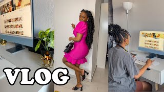 DÉCORATION VLOG #1 | Je crée mon coin bureau de rêve à la maison | Comment être + productive ⏳