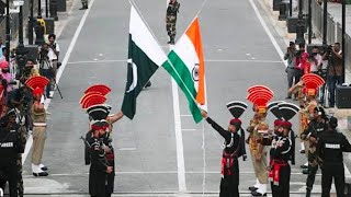 Guards at India-Pakistan border perform| Independence day ceremony | Wagah Border Parade