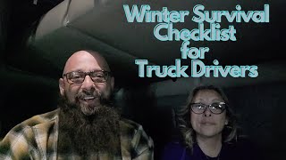 For Truckers: Winter Driving Survival Checklist