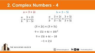 Block 2.9 Complex Number Example 3 - Division