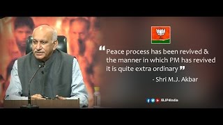 Peace process has been revived \u0026 the manner in which PM has revived it is quite extraordinary.