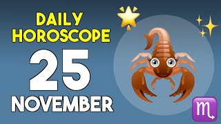 Scorpio horoscope today - November 25, 2025