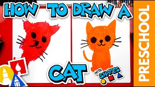 How To Draw A Cat - Preschool