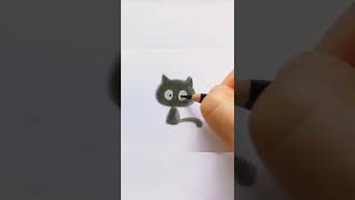 ✅Como dibujar un gatito 😻✍️ #shorts