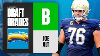 2024 NFL Draft Grades: Chargers select Joe Alt No. 5 Overall | CBS Sports