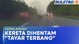 KEMALANGAN | 4 Selamat Nahas Kereta Dihentam \