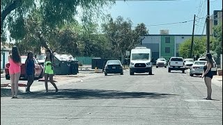 27th Ave Phoenix Arizona Cruise Day and Night | Homeless Camp Downtown Phoenix