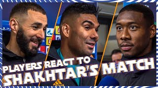 Benzema, Casemiro & Alaba on Real Madrid's victory against Shakhtar