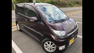 adloop-cars 19年8月式 車検取りたて32年12月16日迄 上級グレード カスタムXリミテッド カタログ燃費23キロ OPカラー紫 　チェーン　動画